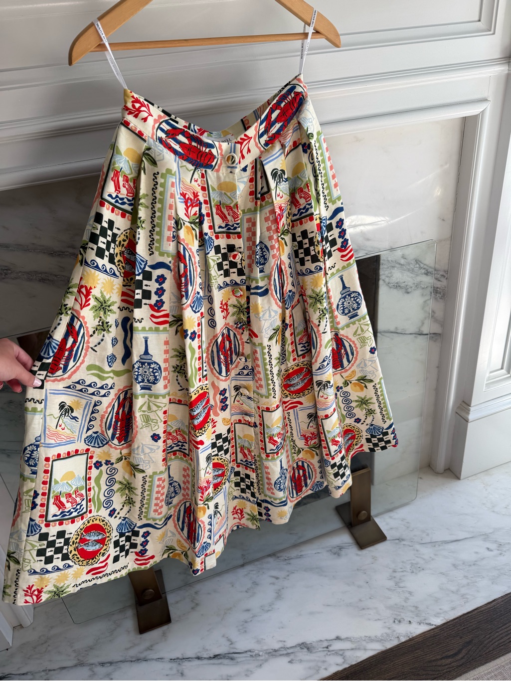 Hunter Bell Eva Linen Skirt — image 2 of 7